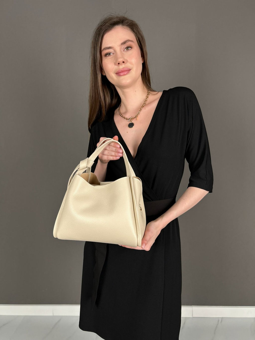 Сумка женская из телячьей кожи