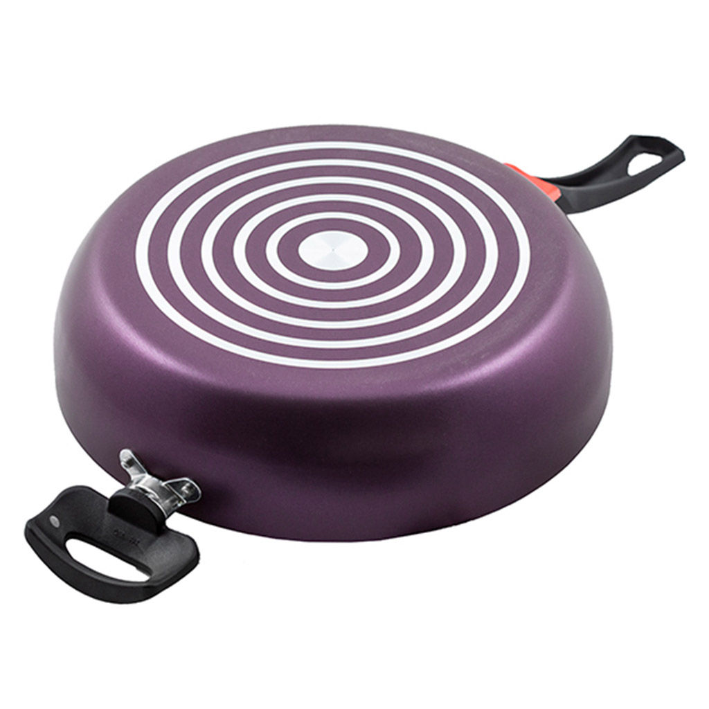 Violet Сотейник с антипригарным покрытием д26см, h7,5см, s1,8мм, 2 бакелитовые ручки (Россия) - Домашняя мода фото 4