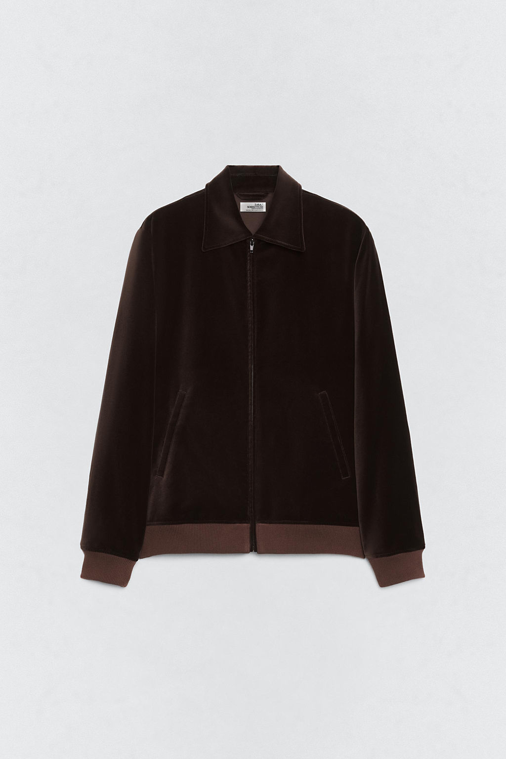 SOSHIOTSUKI X ZARA REGULAR FIT VELVET JACKET фото 4
