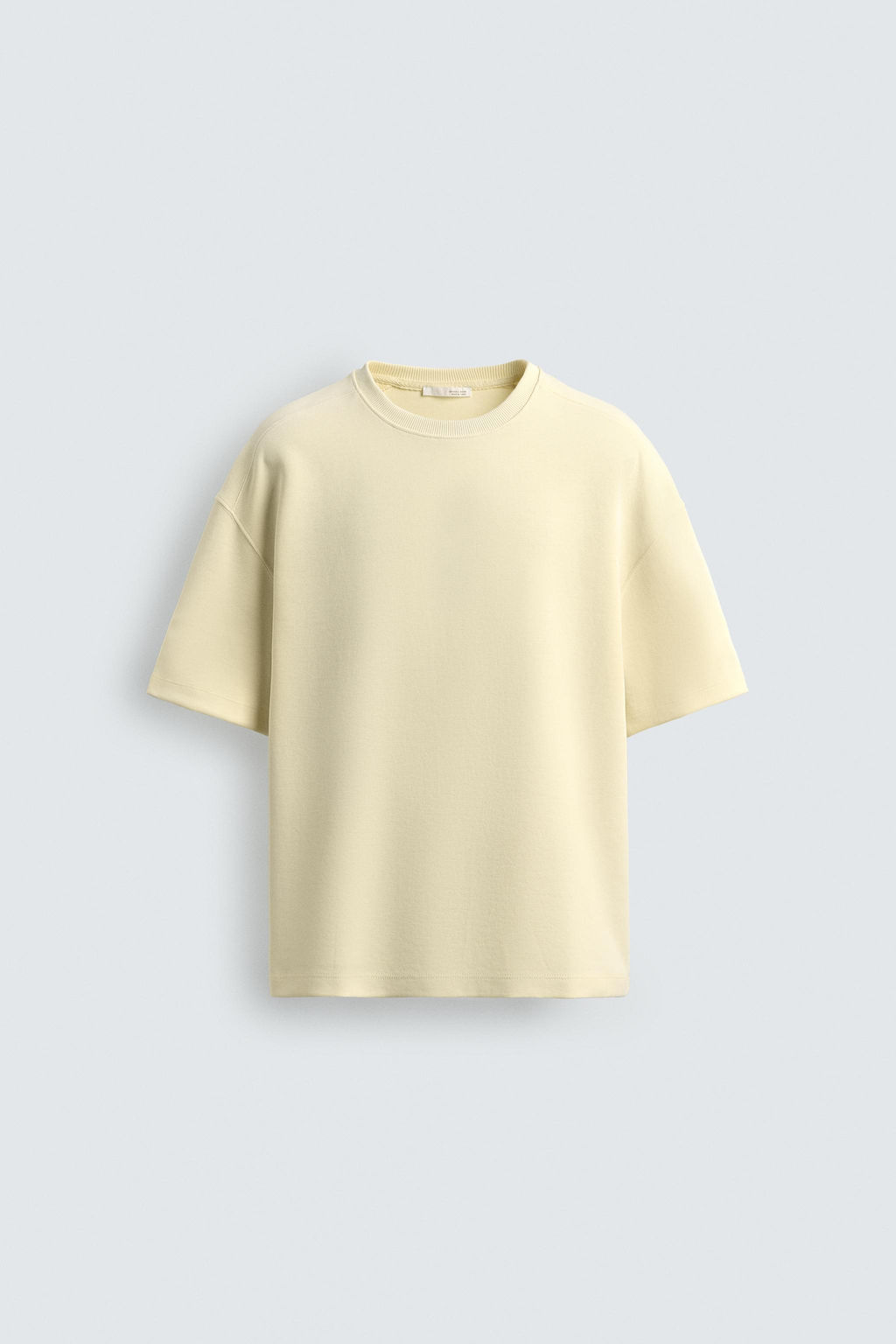 SUDADERA RELAXED FIT INTERLOCK / Amarillo claro - Zara фото 7