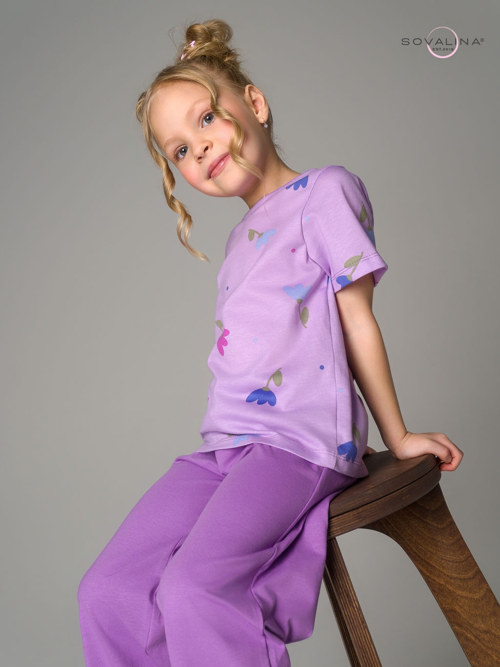 Костюм Лето сиреневый колокольчик-сирень - Sovalina фото 7