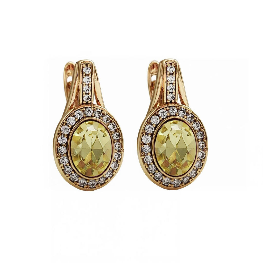 Серьги с кристаллами Swarovski