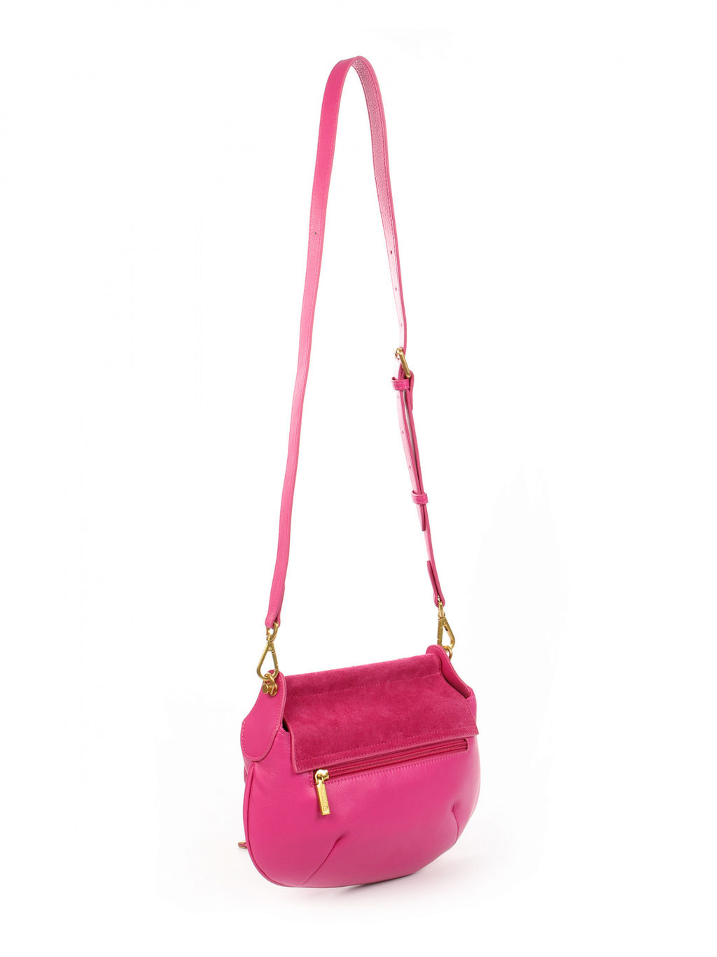 LACCOMA сумка АМ2080-С-фуксия натуральная кожа хлопок