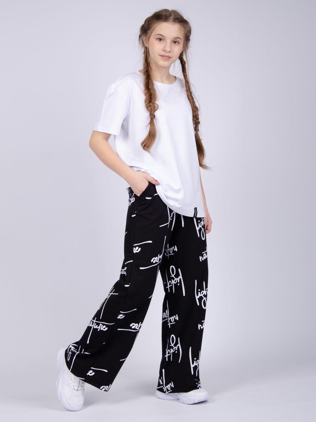 Брюки БД-9 энергия, футер с лайкрой (М) - Малина фото 4