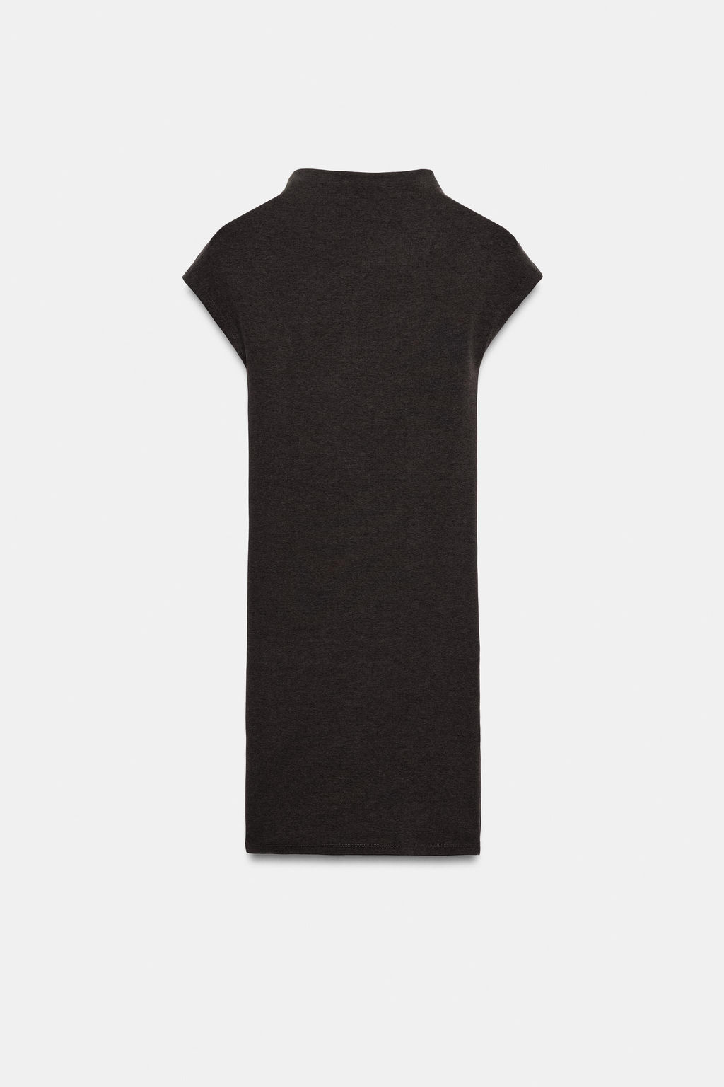 VESTIDO CORTO CUELLO PERKINS / Chocolate - Zara фото 4