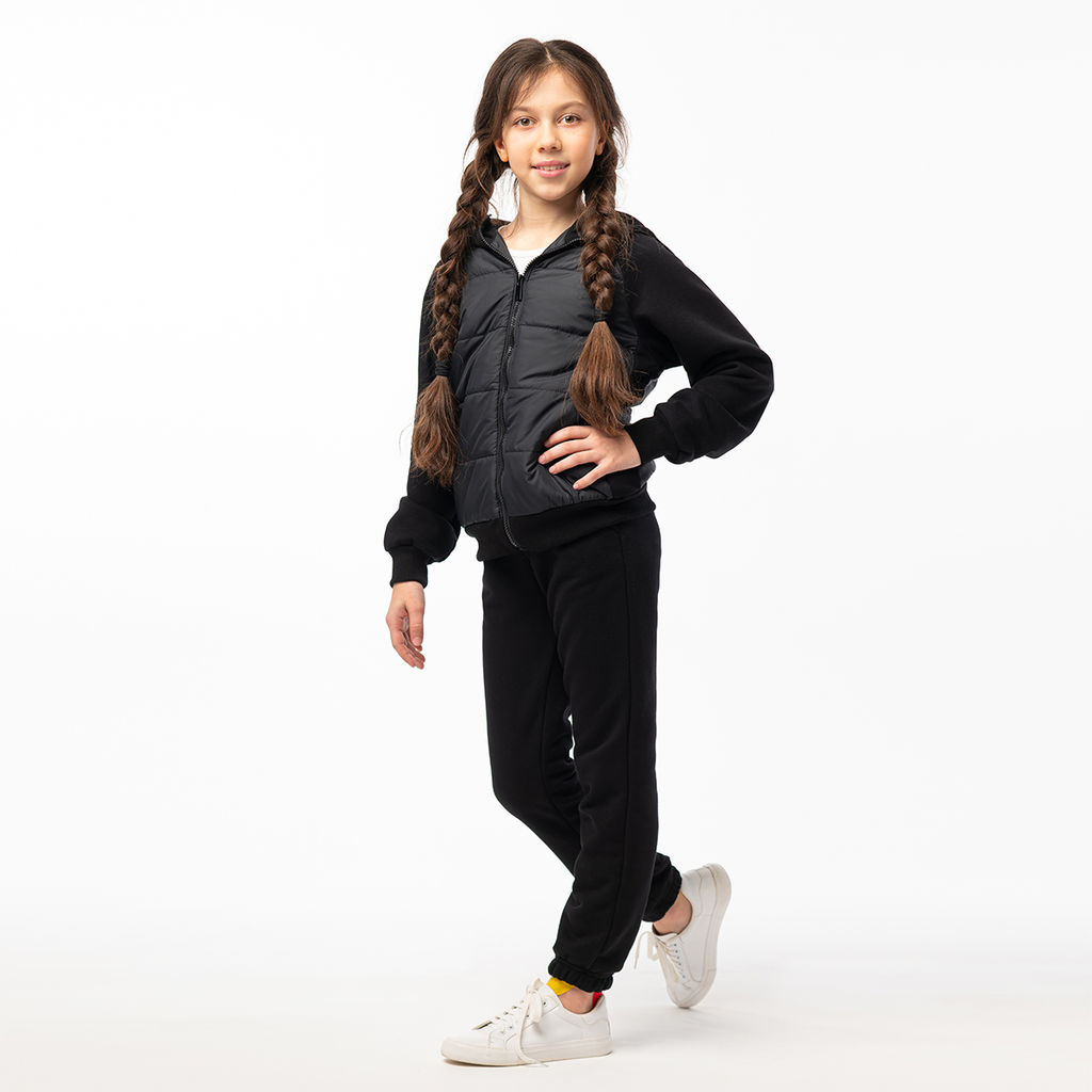 RODOS Спортивный костюм для девочки демисезон М-286 Чёрный