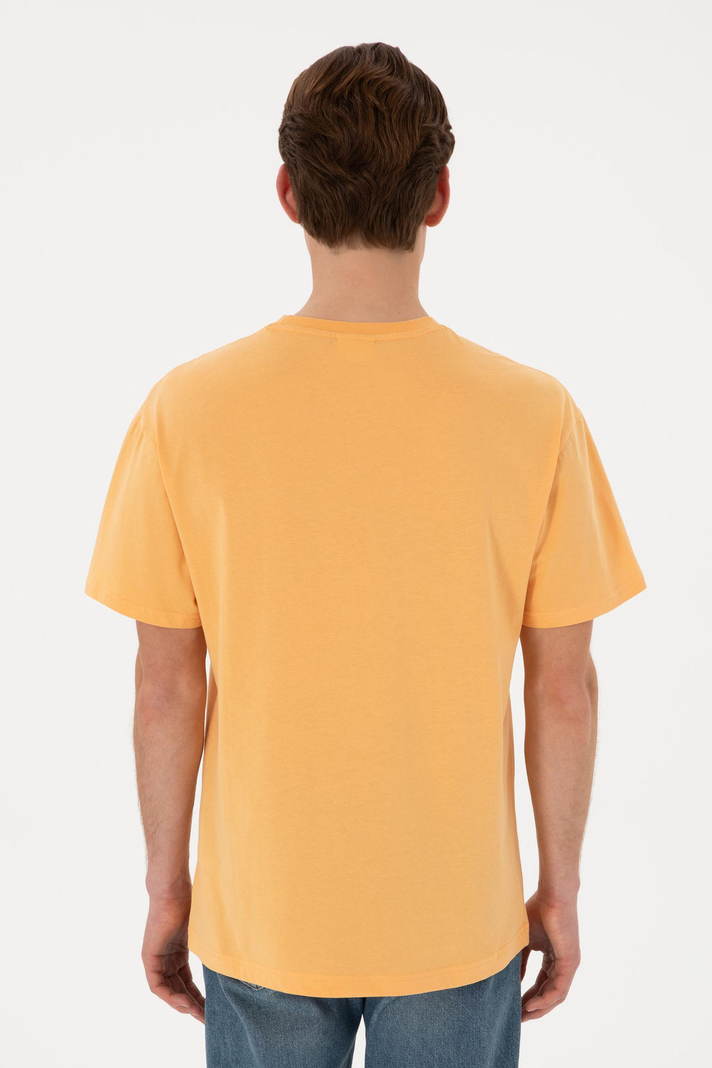 Erkek Comfort Fit Bisiklet Yaka Turuncu Ti__rt Sepette S_rpriz _ndirim - U.s. polo assn фото 6