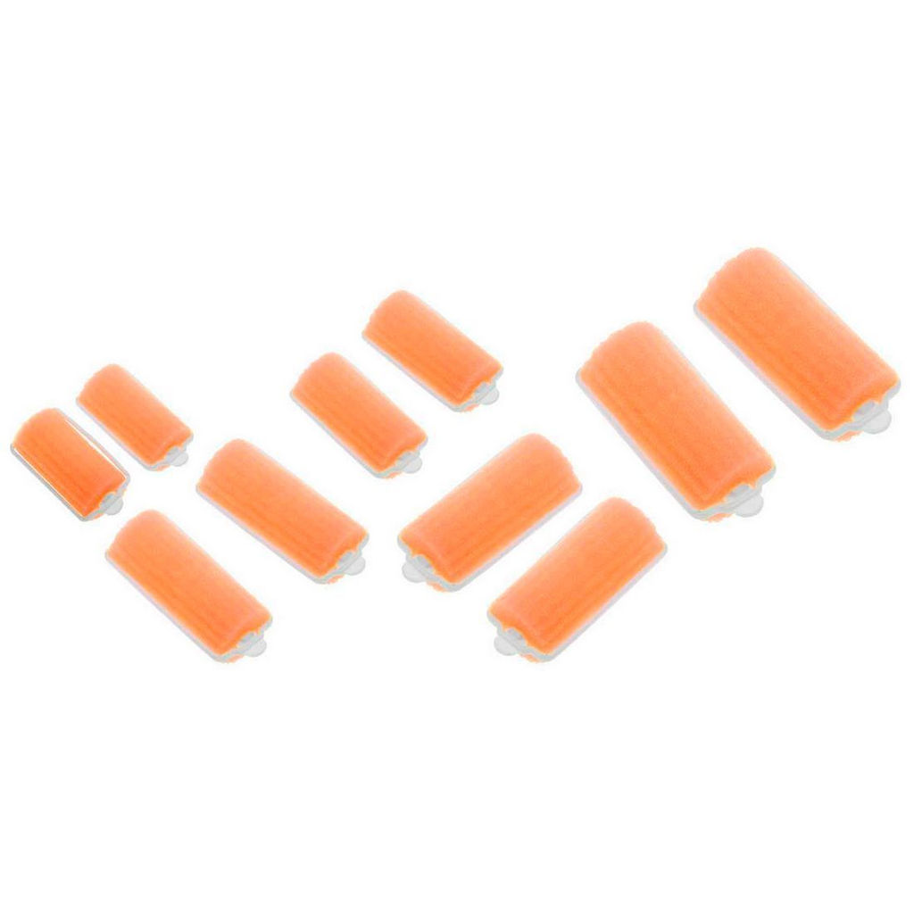 Dewal Beauty Бигуди поролоновые DBP25, 25 мм x 70 мм, оранжевый, 10 шт.  фото 2