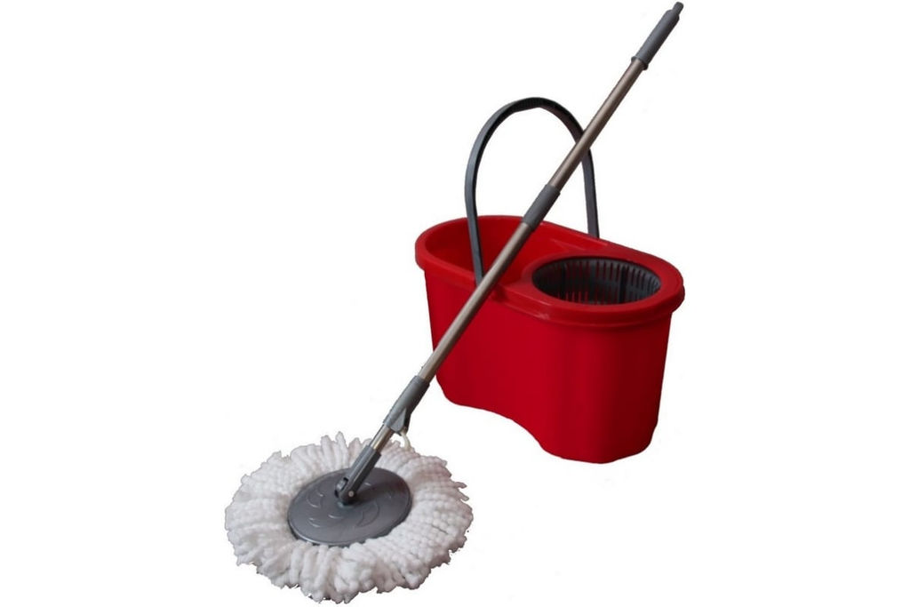 Комплект ЕК-405 для уборки (ведро 12л с отжимом+швабра с насадкой), арт. EK-405-1/2, RO-001-01/02