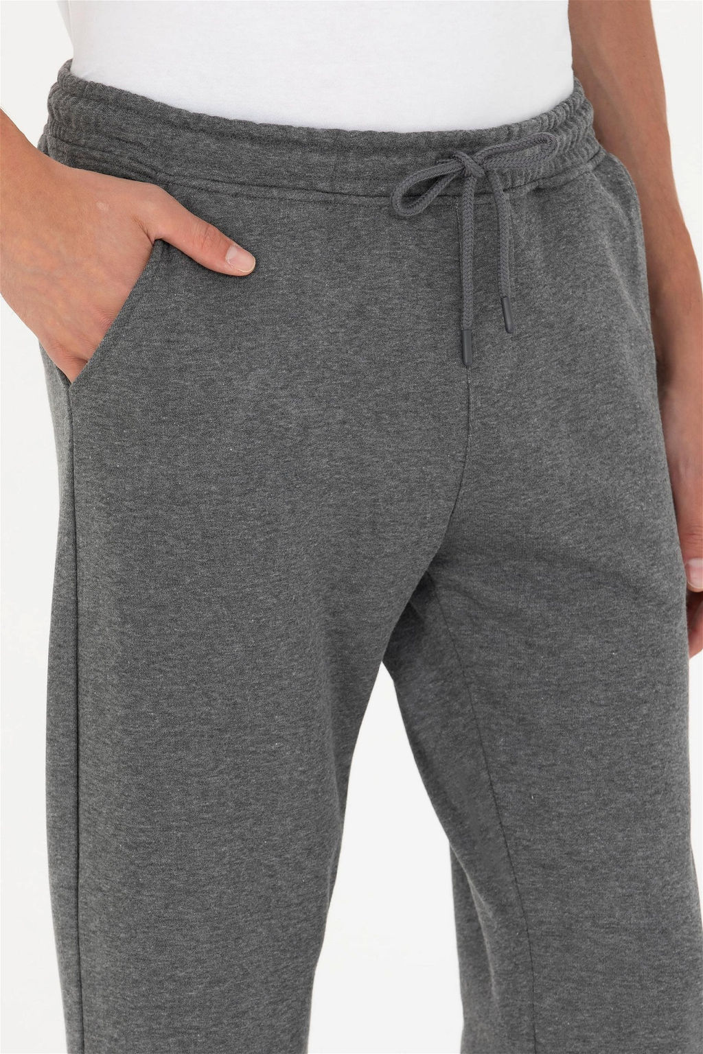 Мужские спортивные штаны антрацитового меланжа Неожиданная скидка в корзине - U.s. polo assn фото 5