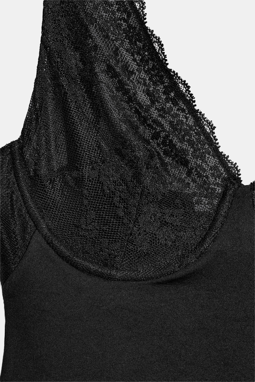 BODY COMBINADO ENCAJE / Negro