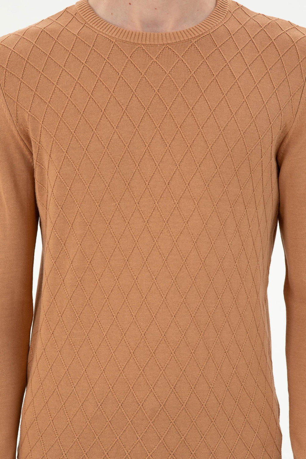 Мужской светло-коричневый свитер Неожиданная скидка в корзине - U.s. polo assn фото 6