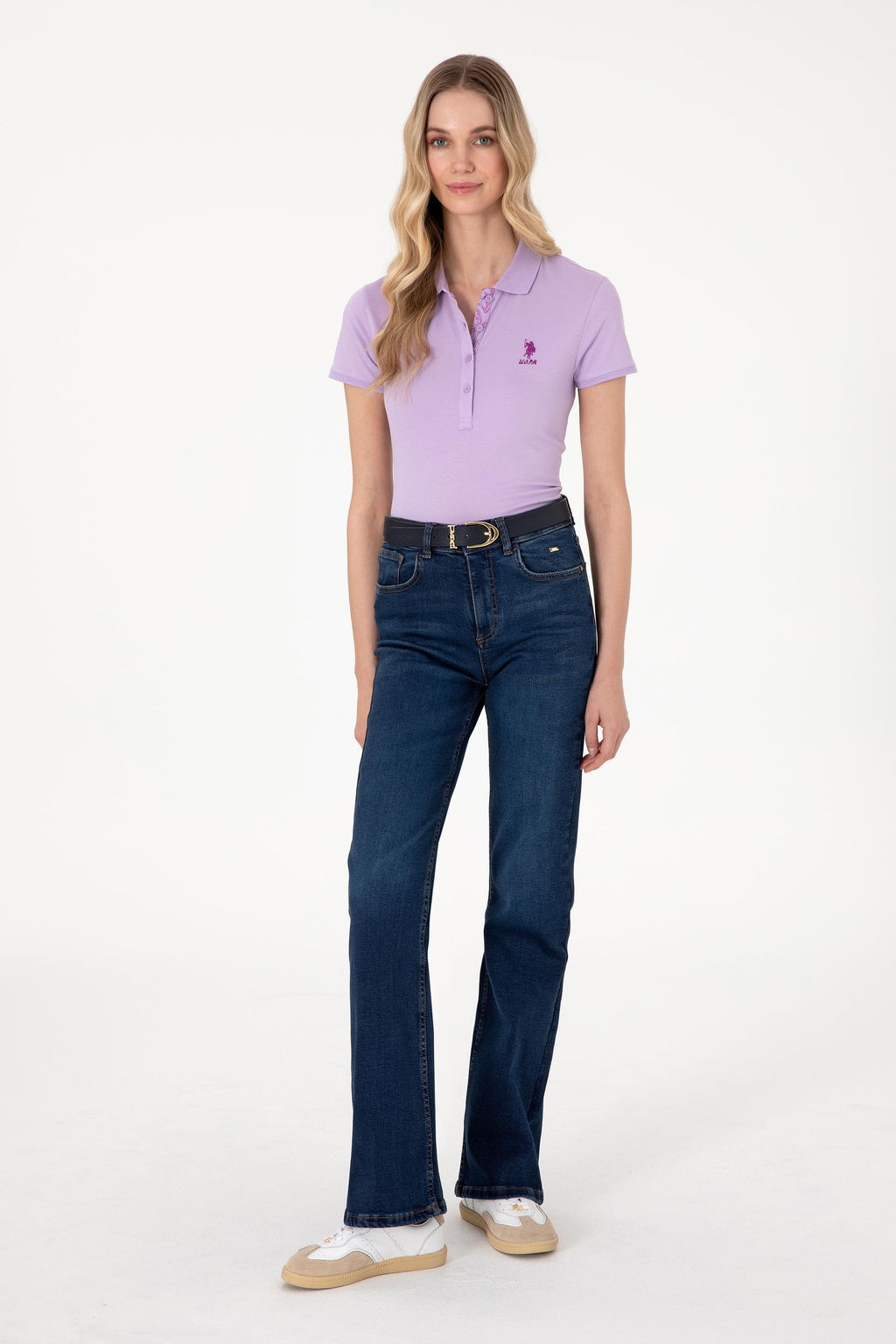 Kad_n Lila Basic Ti__rt Sepette S_rpriz _ndirim - U.s. polo assn фото 4