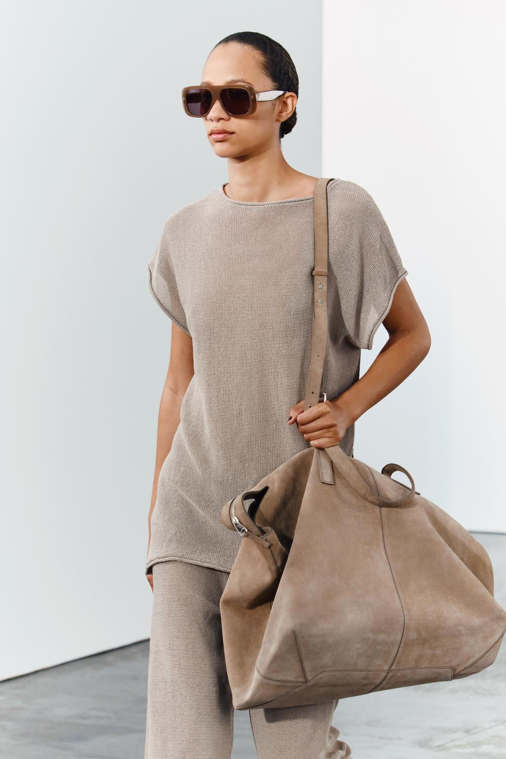 TURN-UP KNIT TOP - Zara фото 7