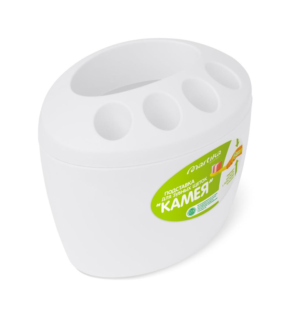 Подставка д/зубных щеток КАМЕЯ
