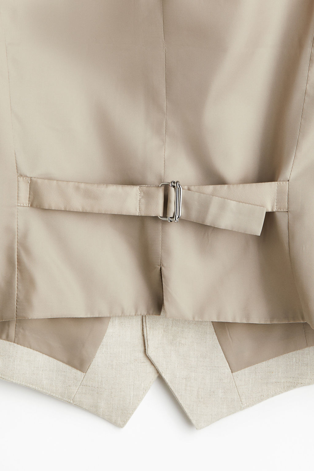 Chaleco de traje en lino Slim Fit - H&m фото 4