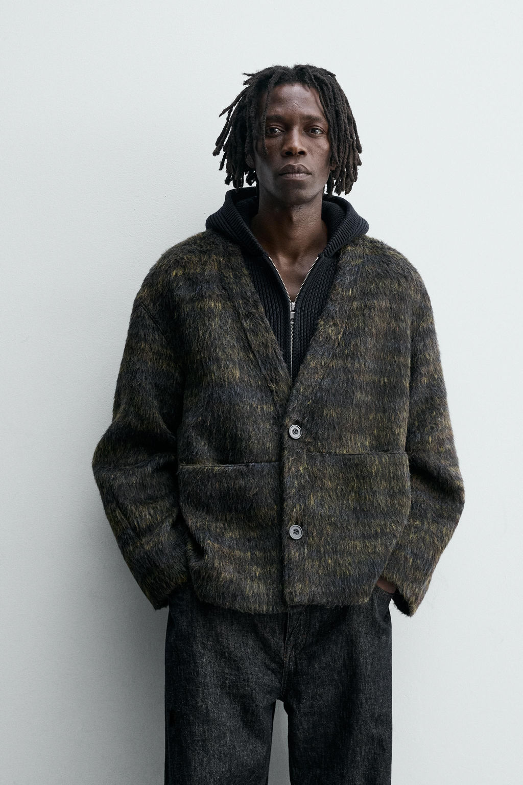 FAUX FUR CARDIGAN - Zara фото 4