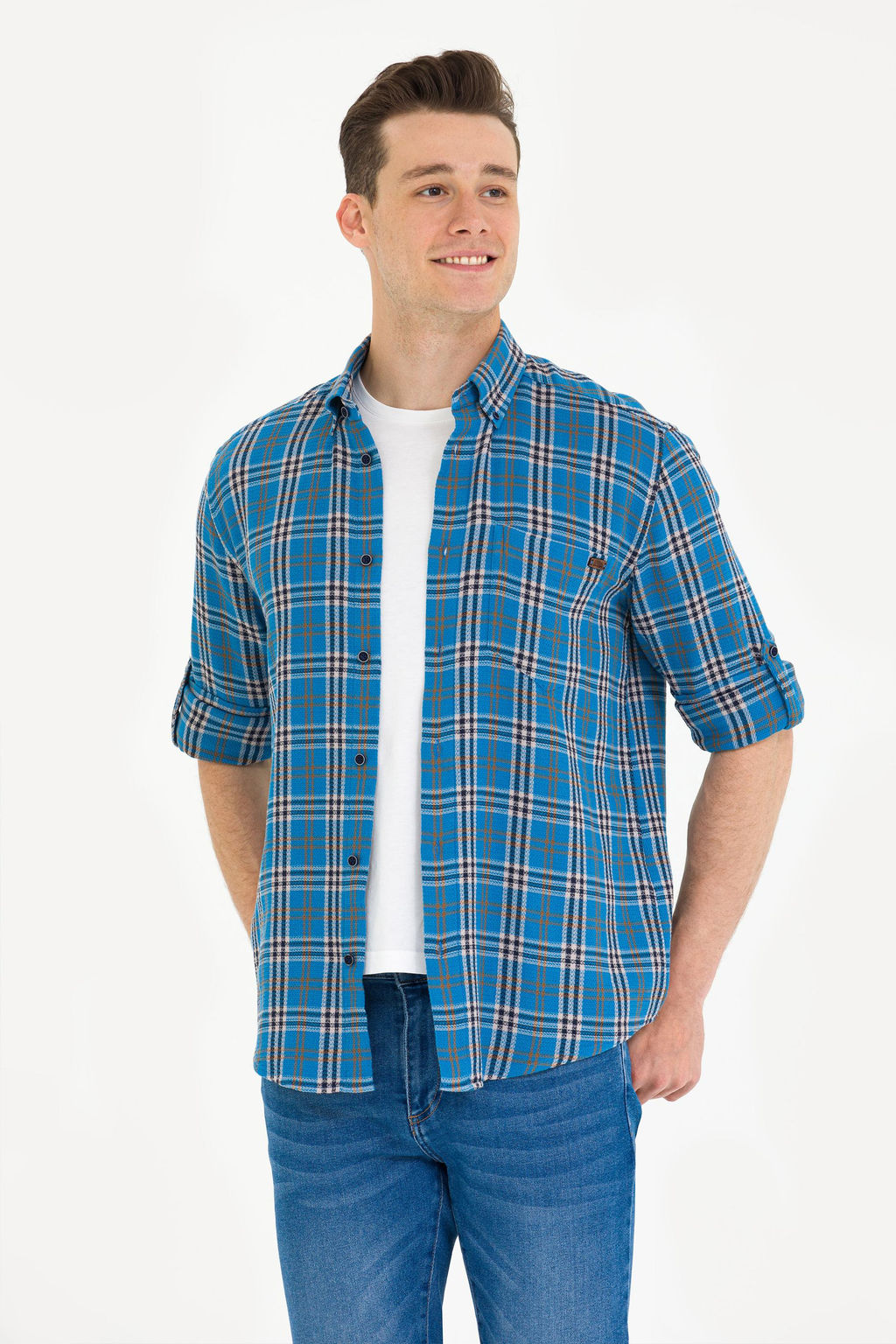 U. S. Polo Assn Мужская рубашка Lumberjack Saks - U.s. polo assn фото 17