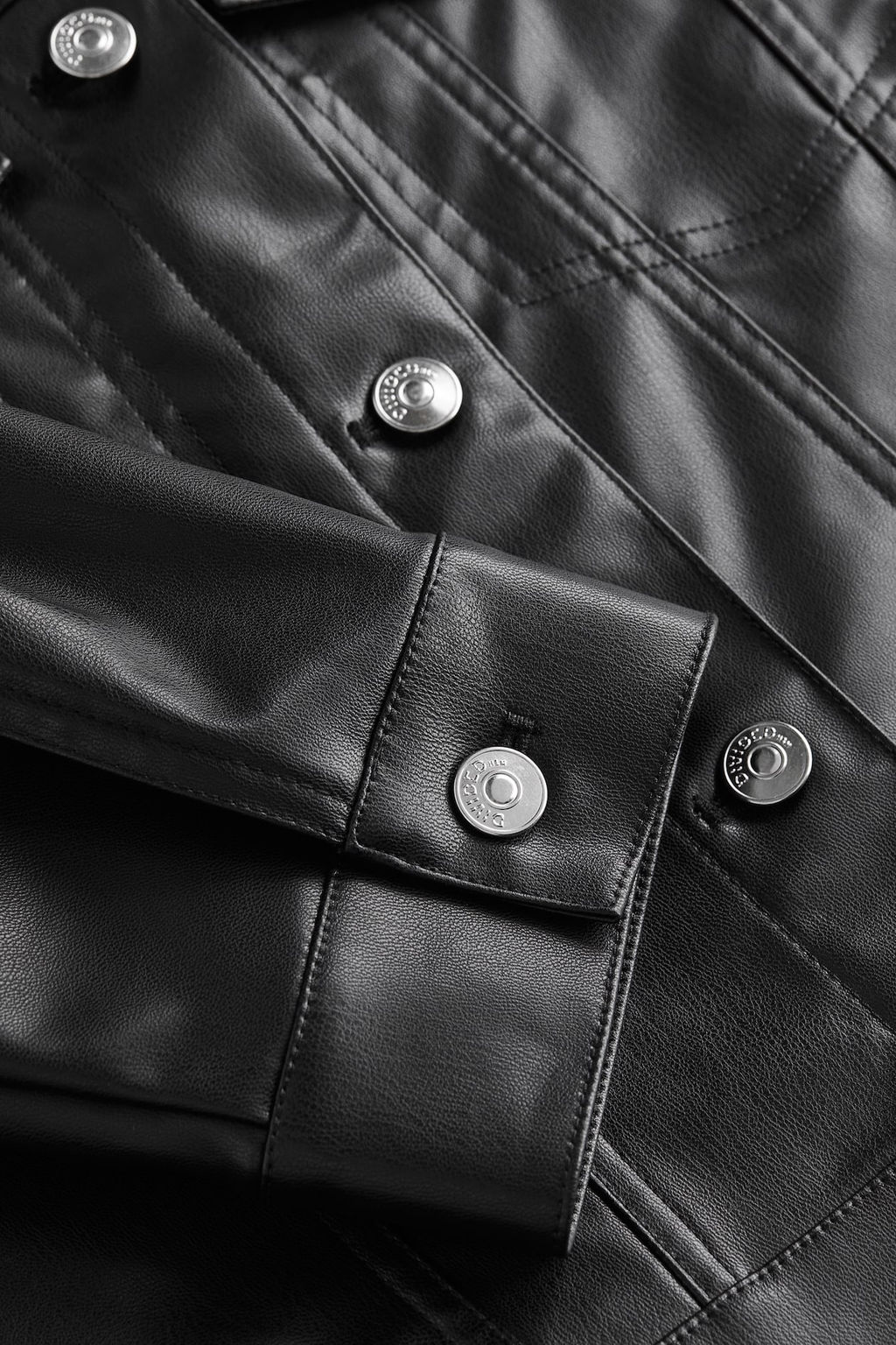 Chaqueta en tejido revestido con hombreras - H&m фото 2