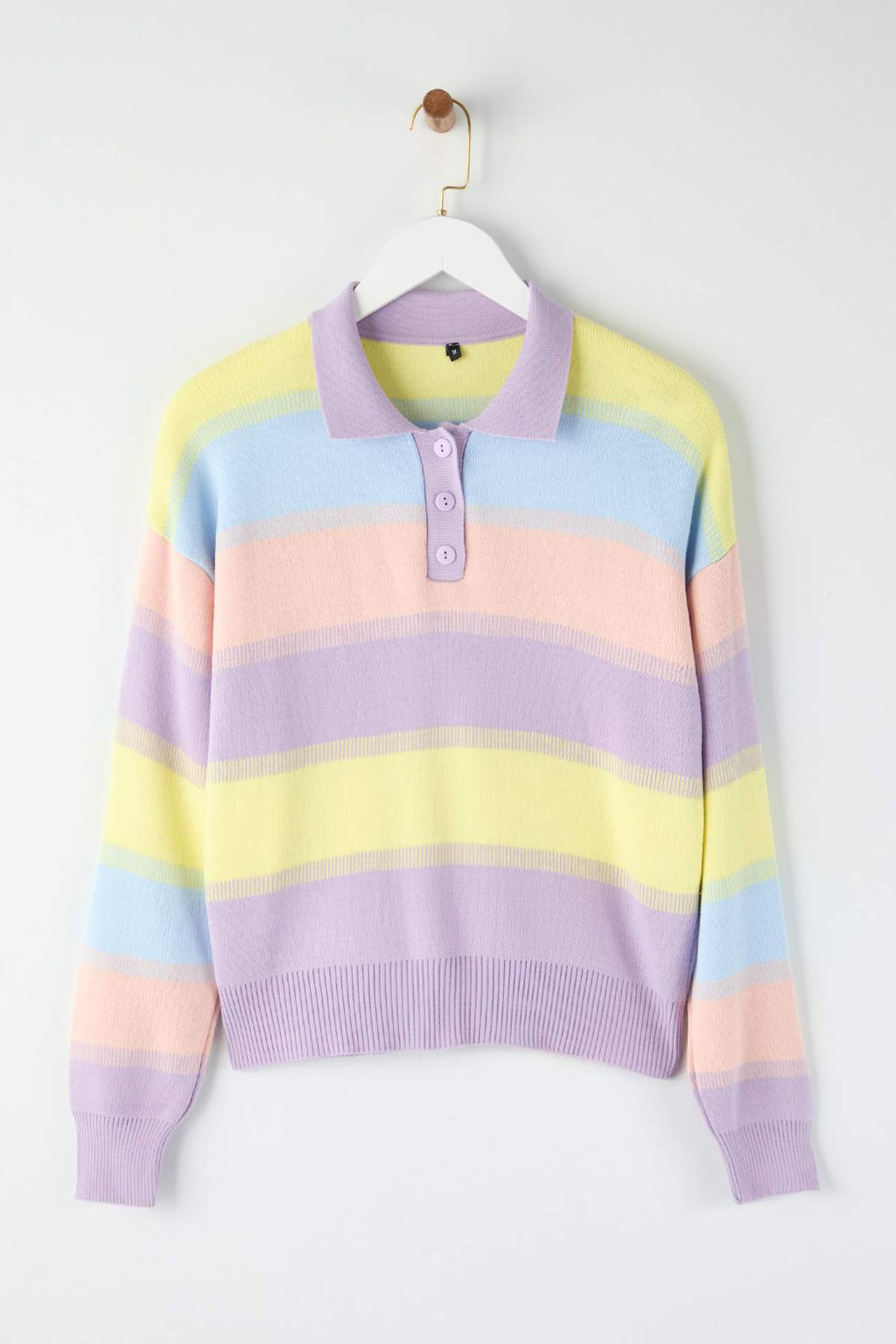 Mint Renk Bloklu Triko Kazak TWOAW22KZ0193 - Trendyolmilla фото 16