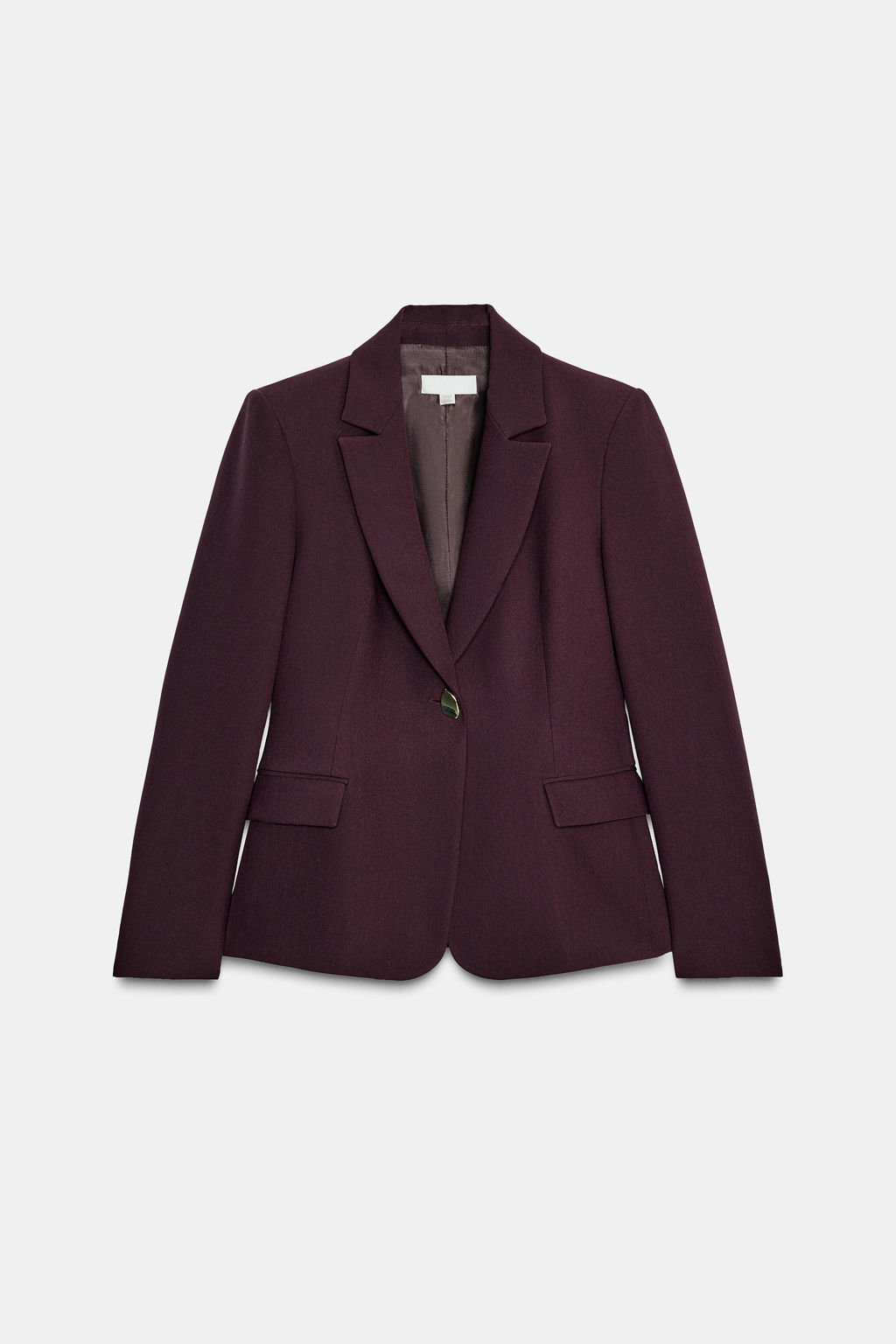 FITTED BLAZER WITH SHOULDER PADS - Zara фото 6