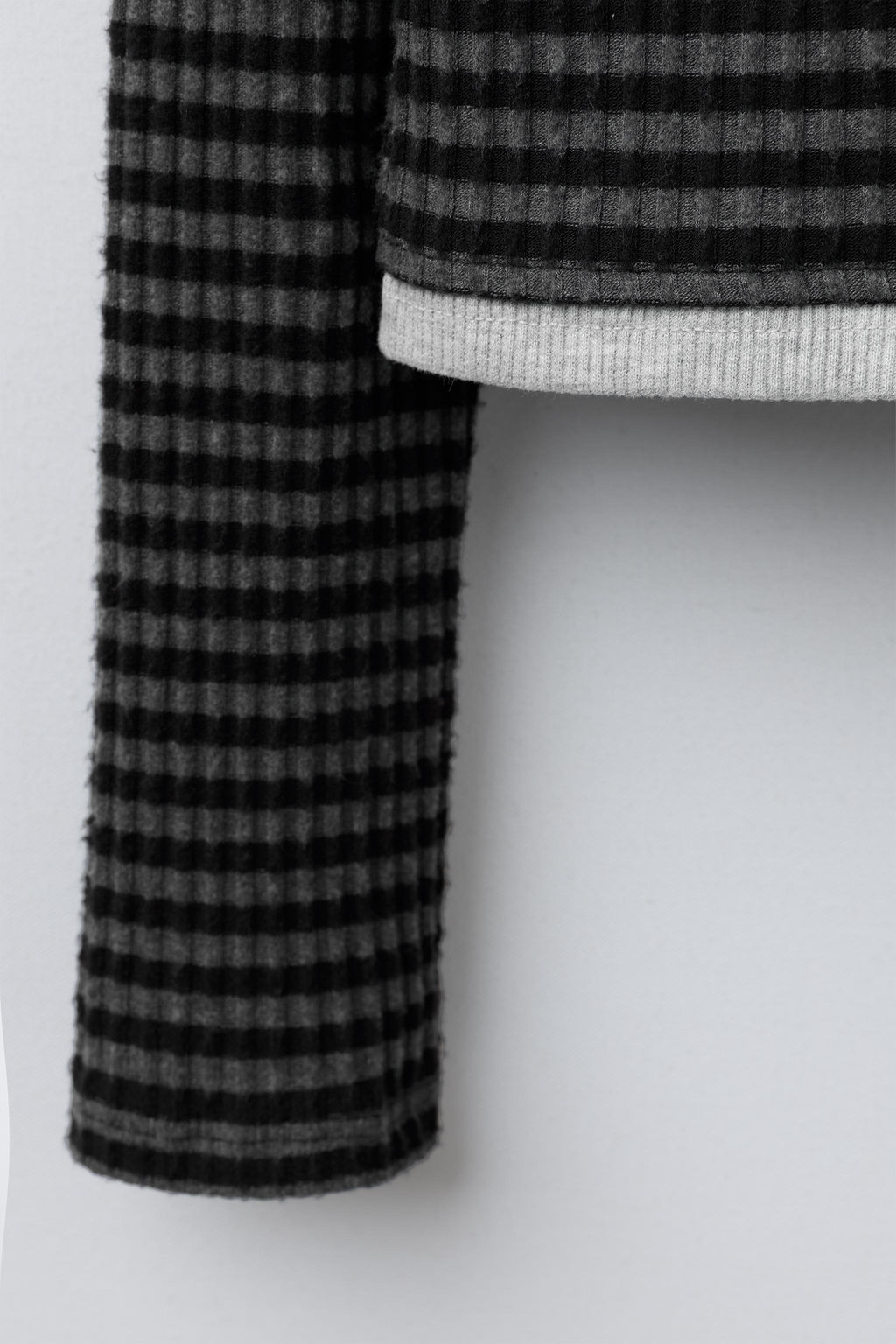 DOUBLE TEXTURE STRIPED T-SHIRT - Zara фото 4