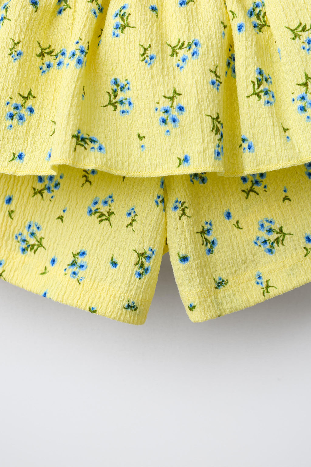 FALDA BERMUDA FLORES / Amarillo - Zara фото 4