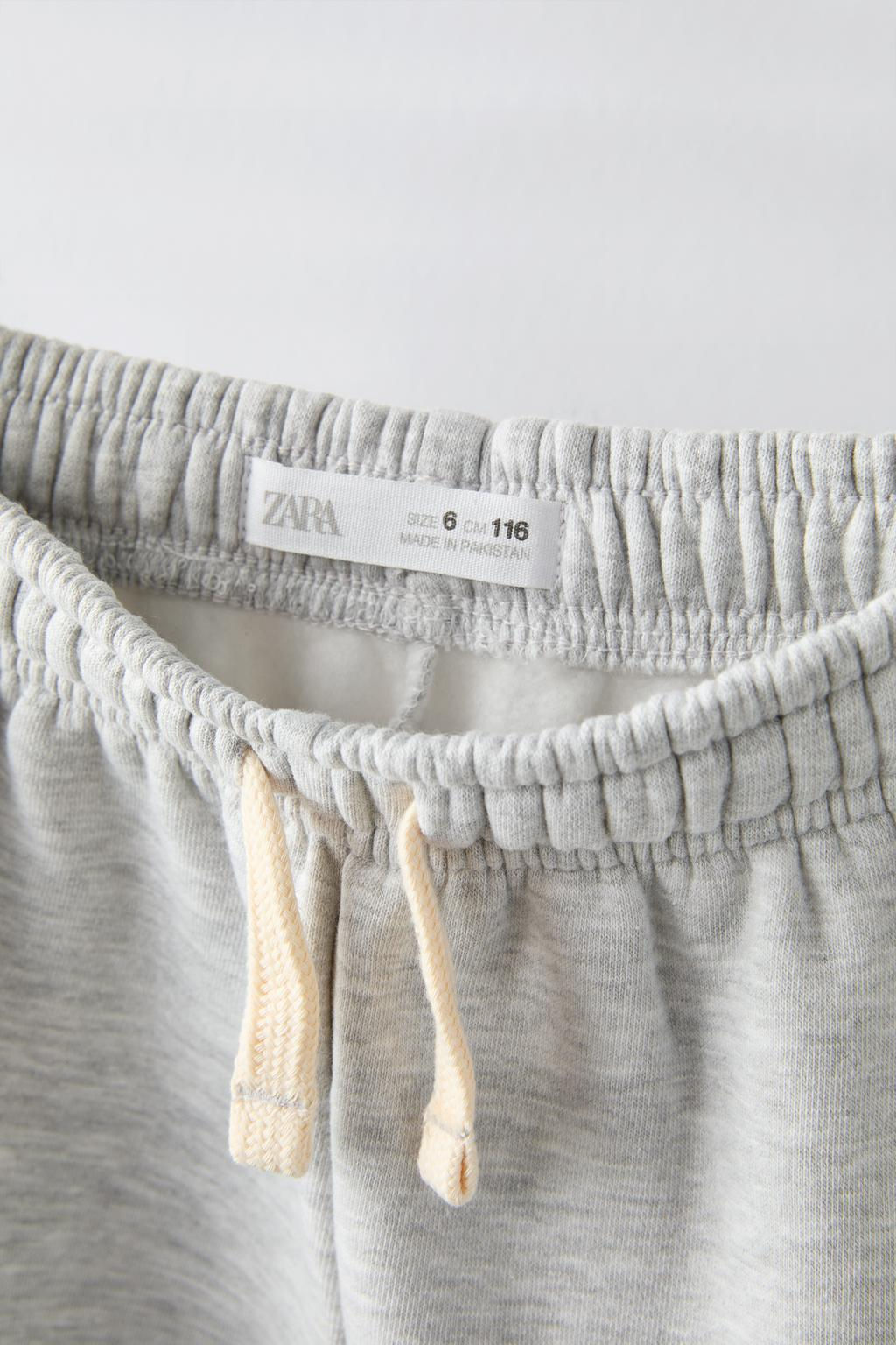 WIDE-LEG TROUSERS WITH SLOGAN - Zara фото 5