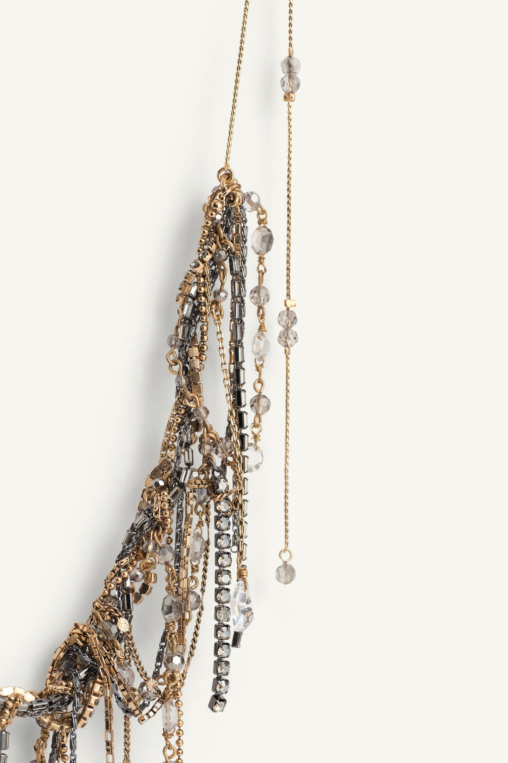 COLLAR BRILLOS LIMITED EDITION / Oro / Plata - Zara фото 4