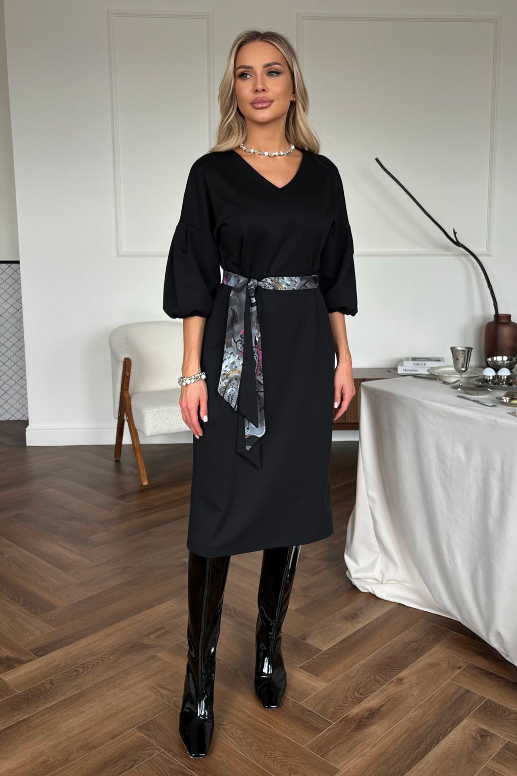 VALENTINA Платье Роберта №1/1 пояс фото 8