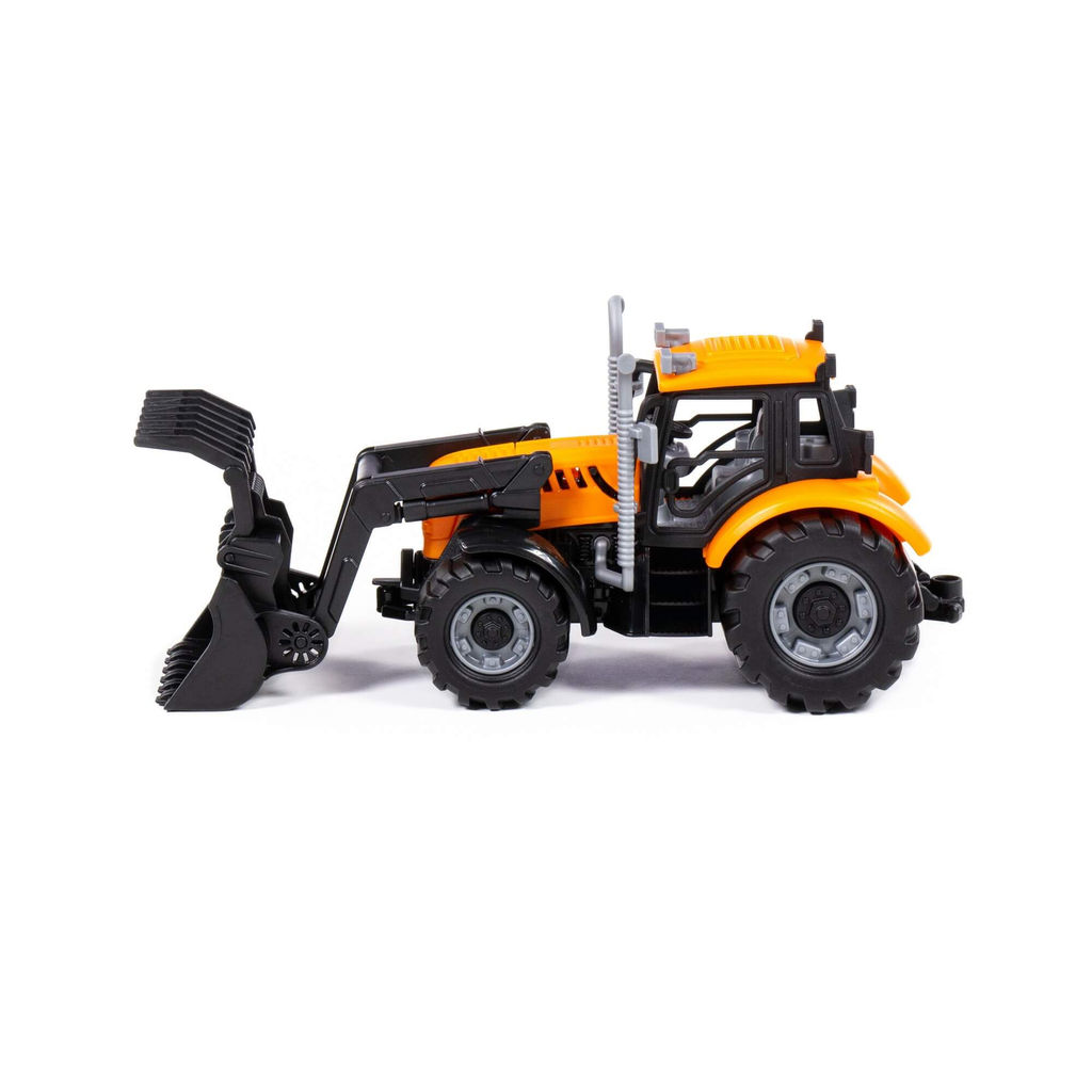 Погрузчик Прогресс сельскохозяйственный инерционный (оранжевый) (в коробке) - Полесье фото 3