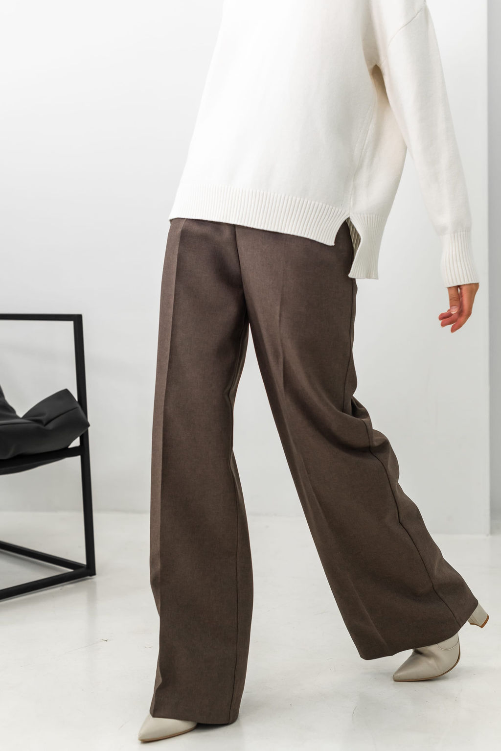 Свитер Дейн (белый) One Size - Nadi bordo фото 13