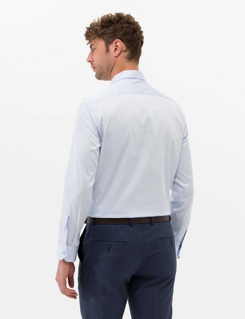 A__k Mavi Regular Fit Uzun Kollu Klasik G_mlek - Pierre cardin фото 12