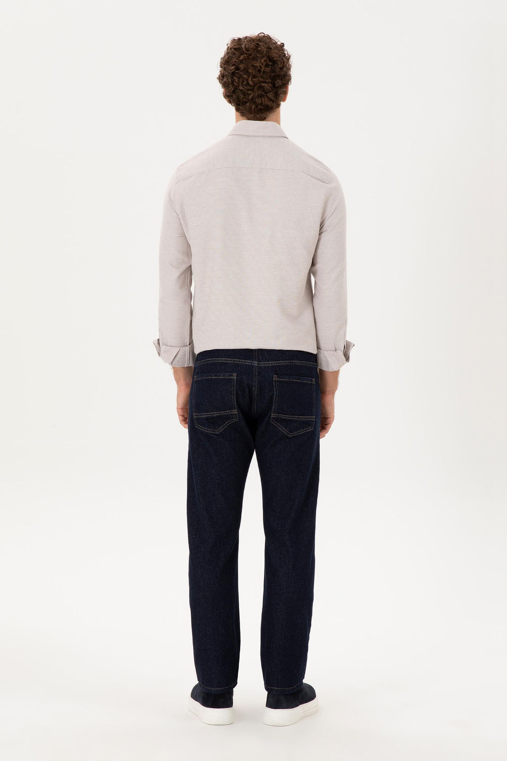 Мужские темно-синие джинсовые брюки - U.s. polo assn фото 4