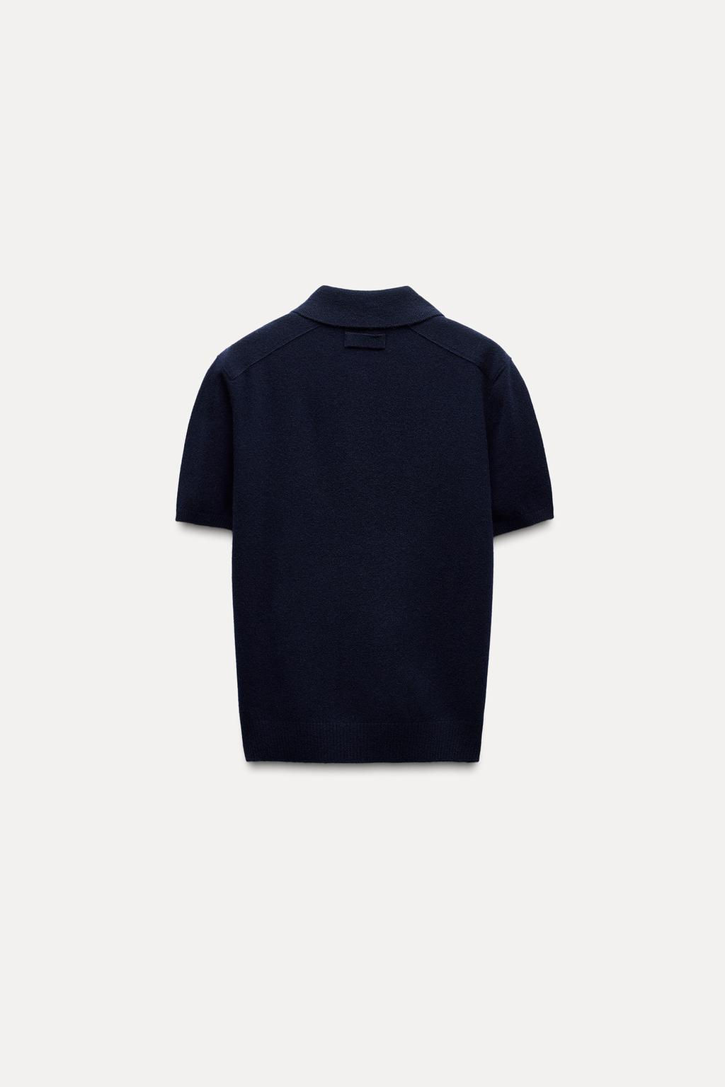 BASIC 100% WOOL POLO SHIRT - Zara фото 19