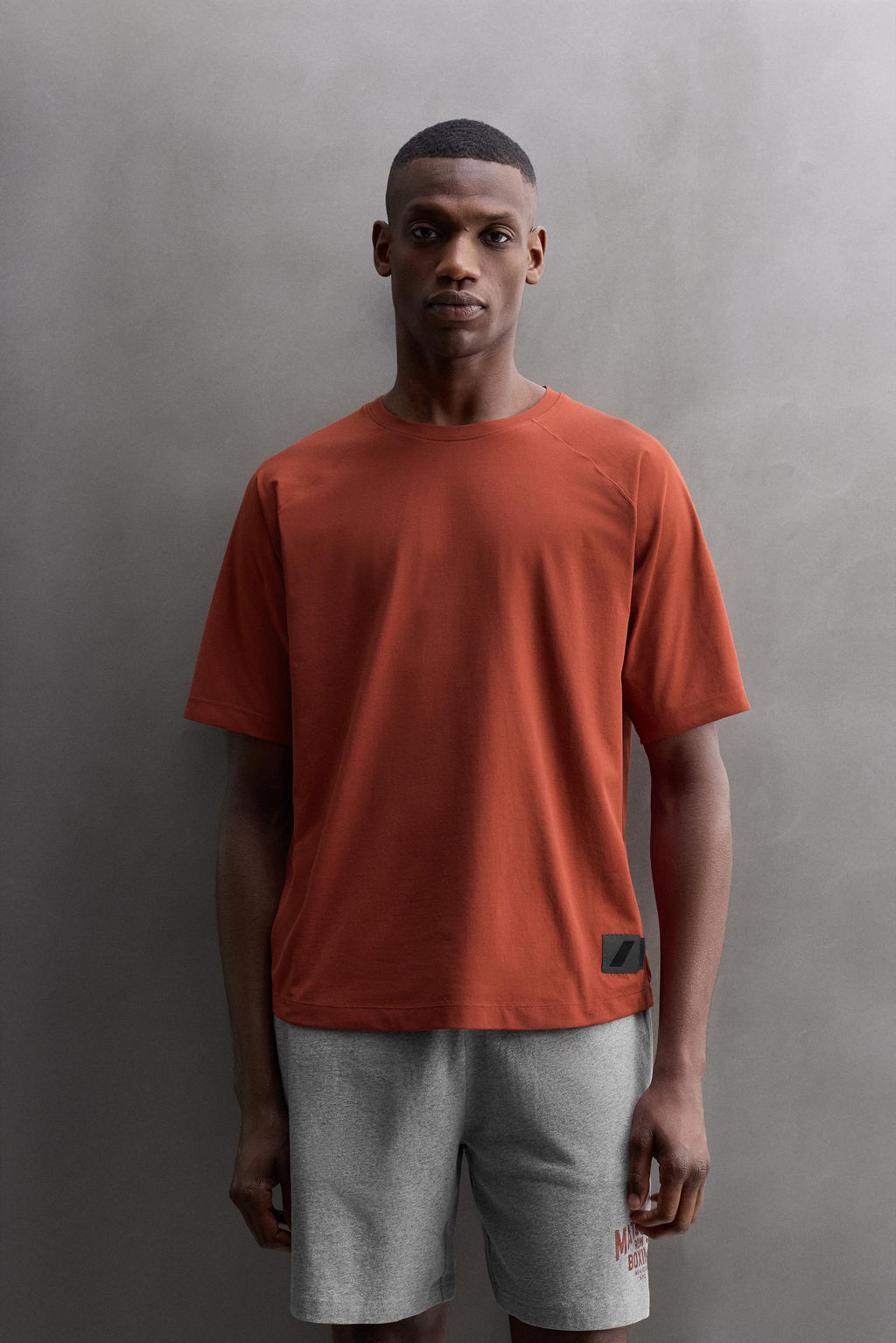 CAMISETA T?CNICA PARCHE / Burgundy - Zara фото 2