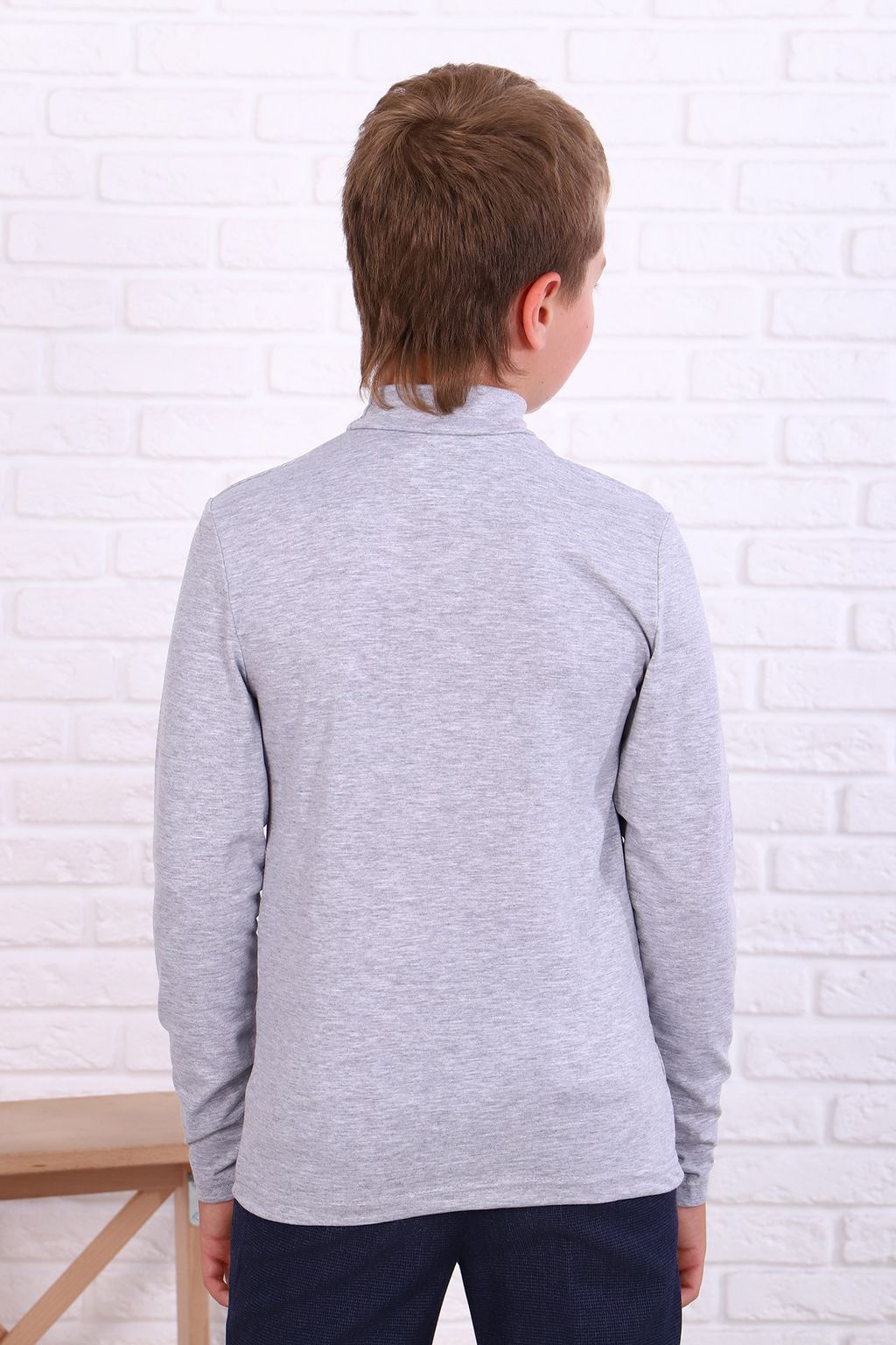 Водолазка Аврора серый, В-19-3 - От егорки до егора фото 2