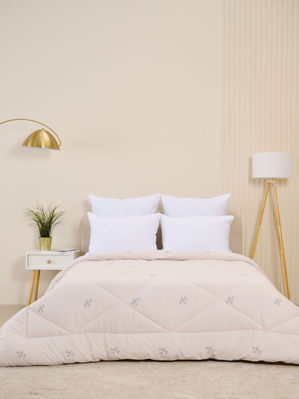 Одеяло всесезонное Хлопковое - Лен 140х205