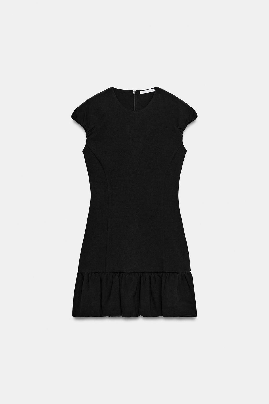 RUFFLED HEM MINI DRESS - Zara фото 10