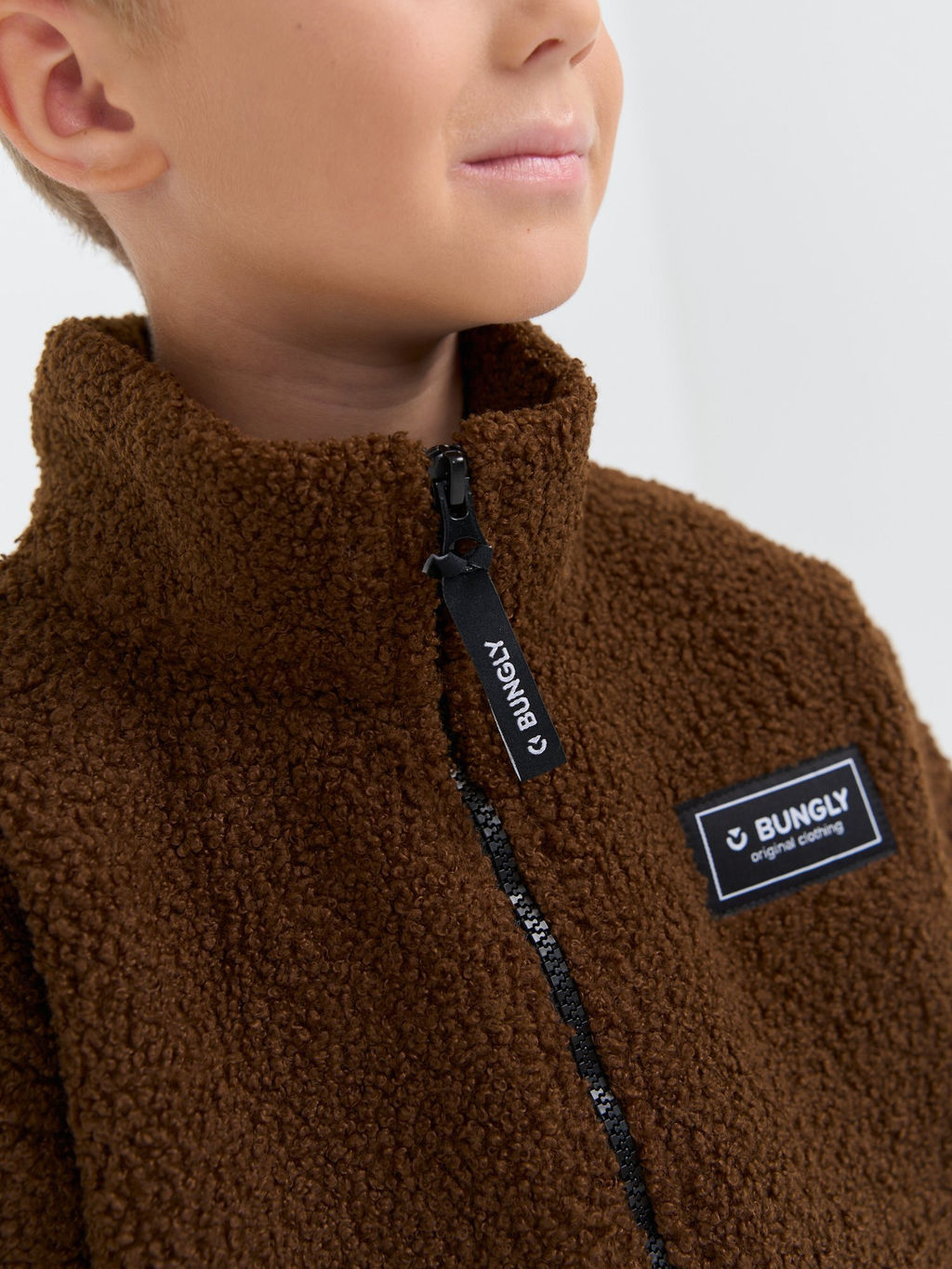 Толстовка букле Шоколад утепленная - Bungly фото 12