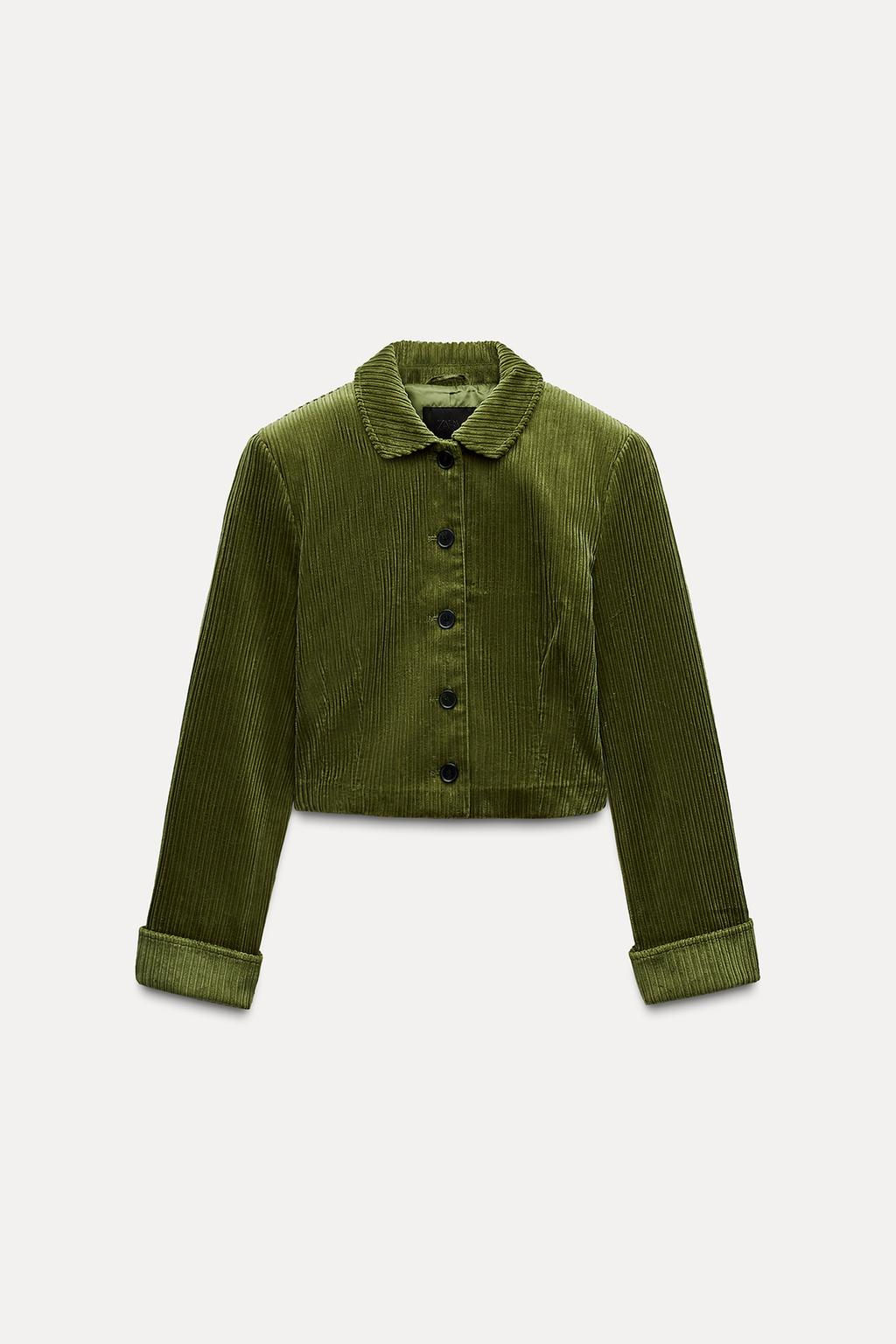 SHORT CORDUROY JACKET - Zara фото 2