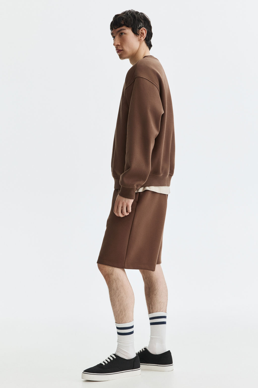 Pantal?n corto interlock Relaxed Fit - H&m фото 12