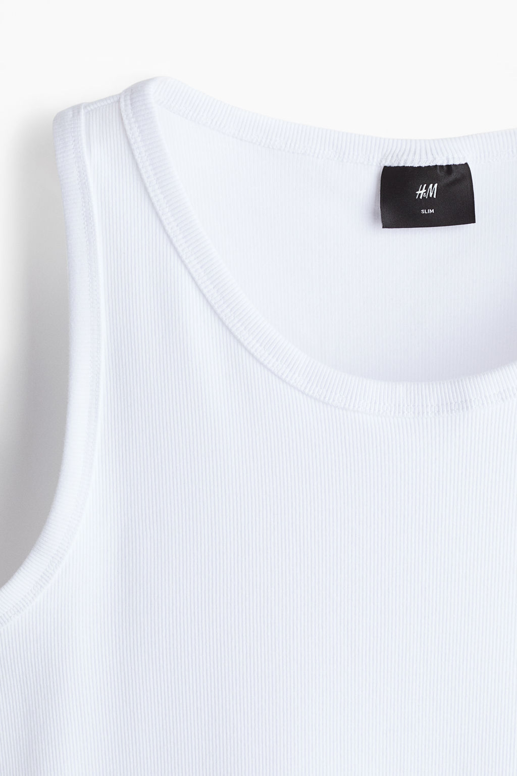 Camiseta sin mangas en canal? Slim Fit - H&m фото 10