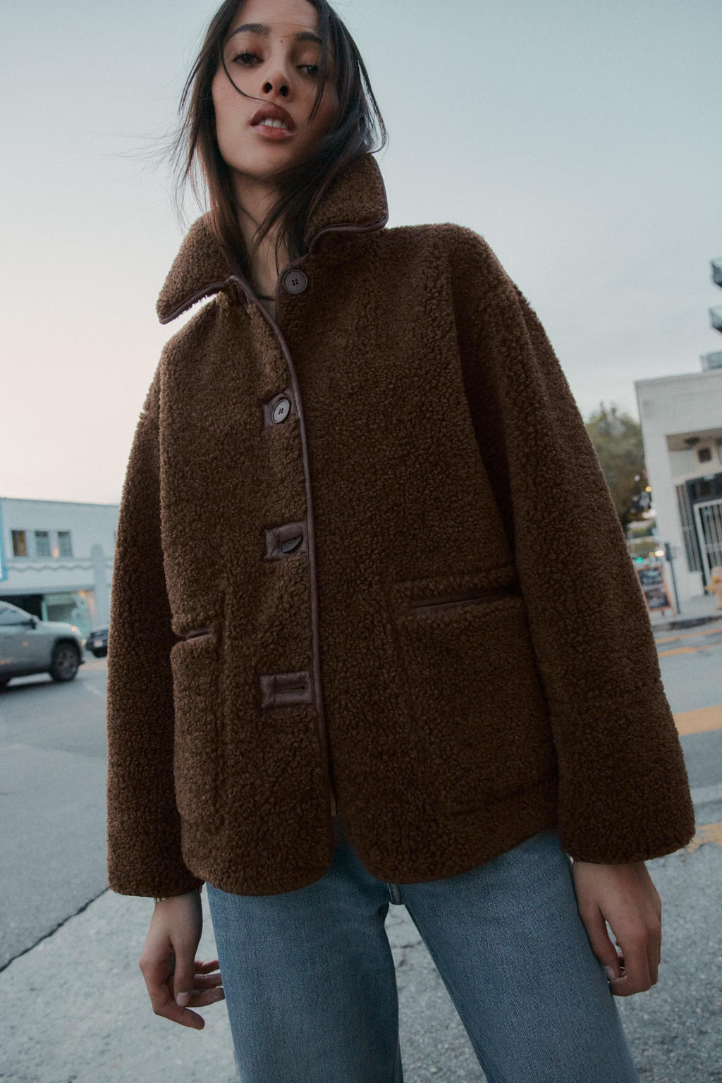 REVERSIBLE DOUBLE-FACED COAT - Zara фото 19