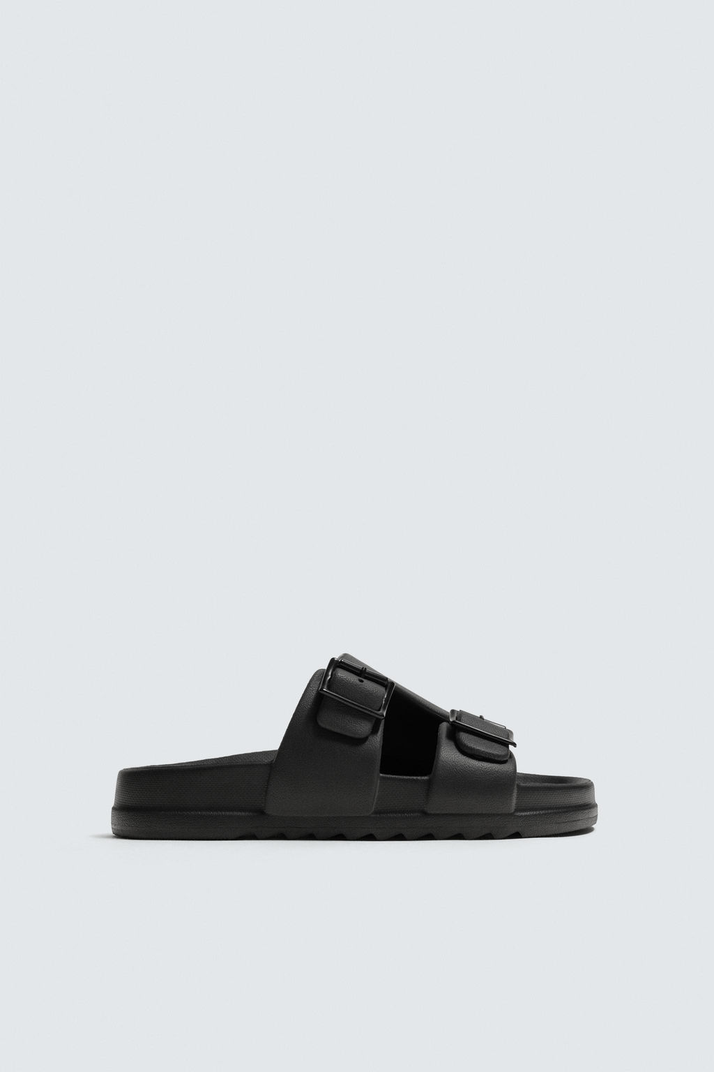 DOUBLE-STRAP RUBBERISED SANDALS - Zara фото 4