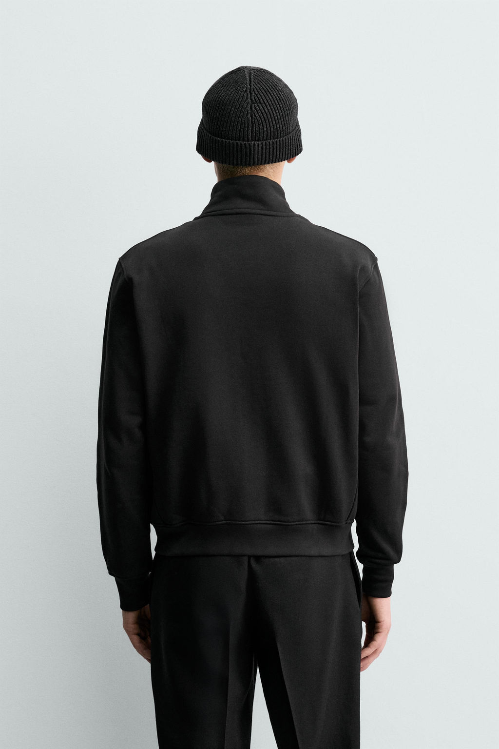 SUDADERA HEAVYWEIGHT CREMALLERA / Negro - Zara фото 3