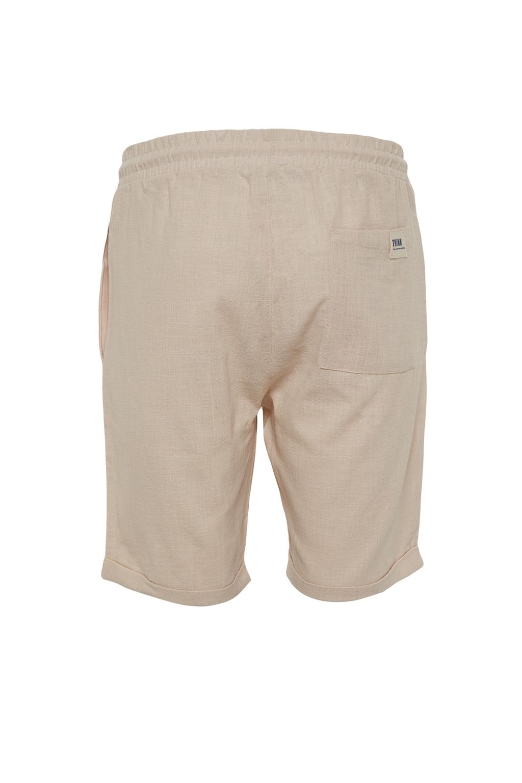 TRENDYOL MAN Ekru Regular Fit Keten Gorunumlu Sort TMNSS23SR00030 - Trendyolmilla фото 34