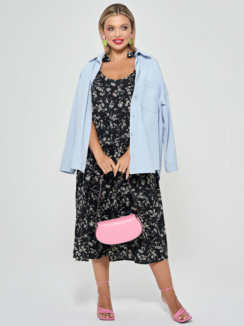 Сарафан платье с воланами из штапеля - Dora фото 6
