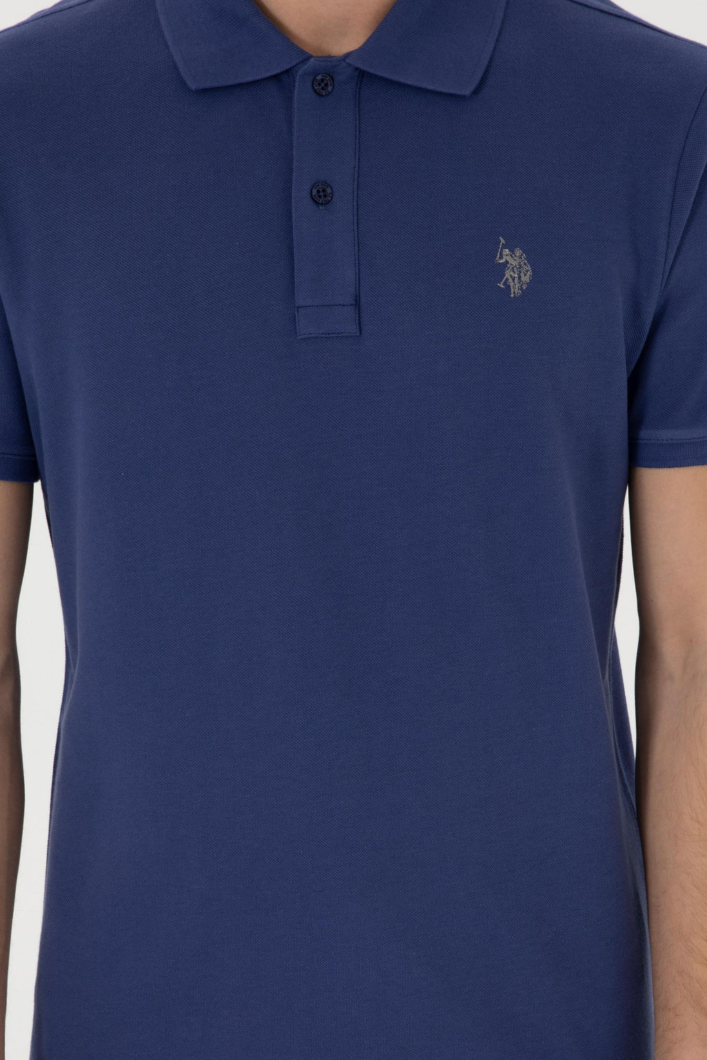 Erkek Slim Fit Polo Yaka A__k Basic Ti__rt - U.s. polo assn фото 6