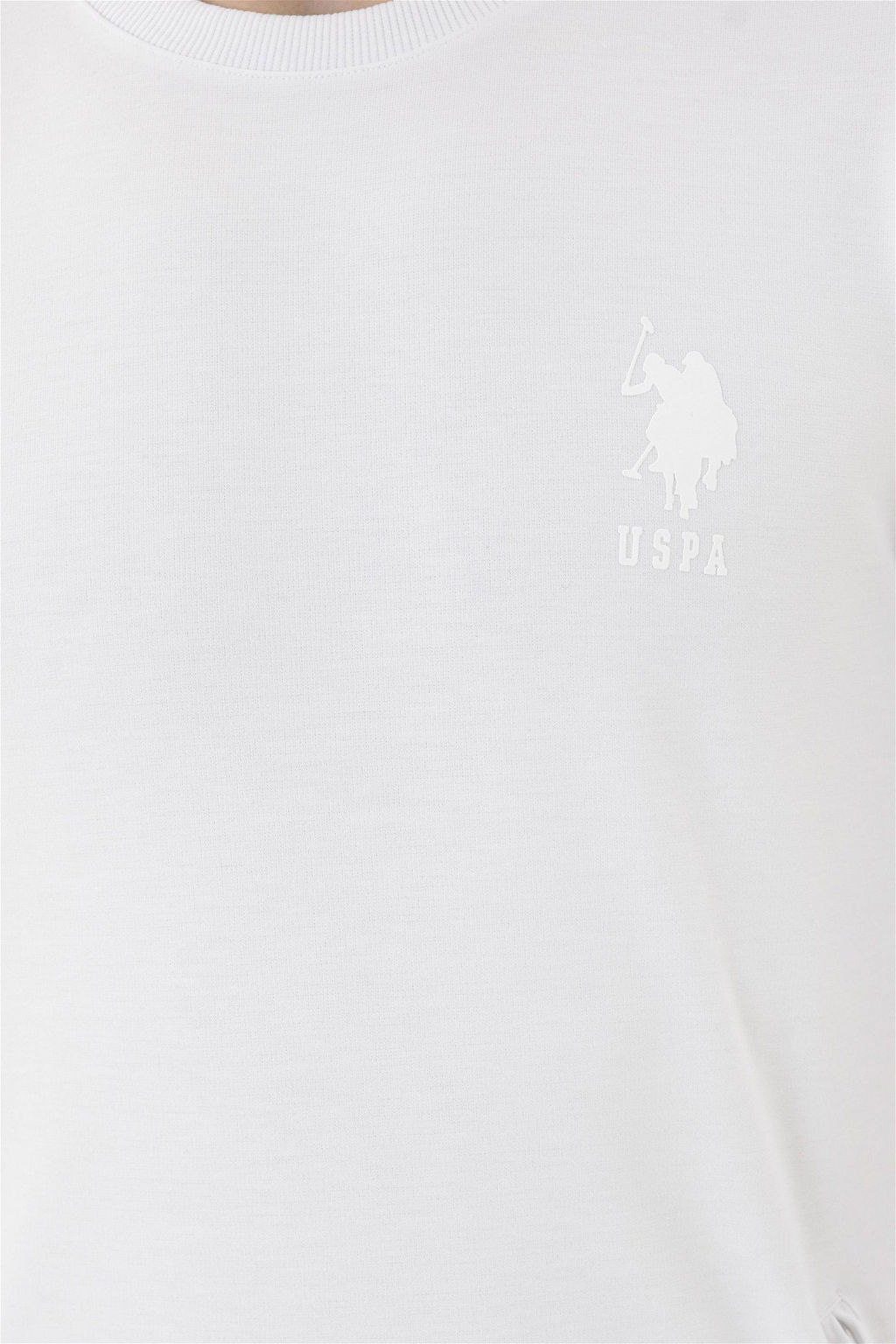 Мужской белый свитшот - U.s. polo assn фото 7